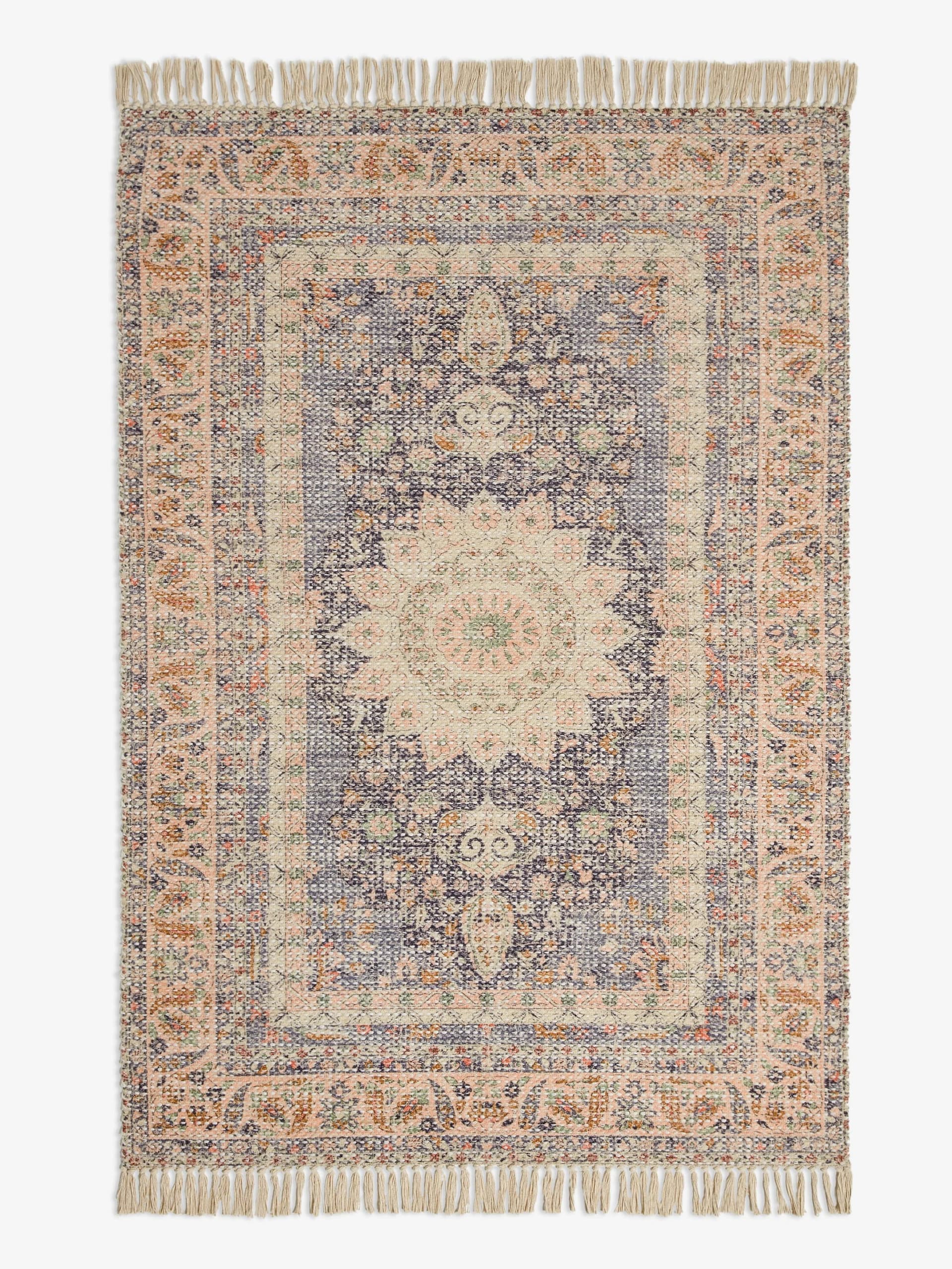 French Connection Alby Rug Natural Blue