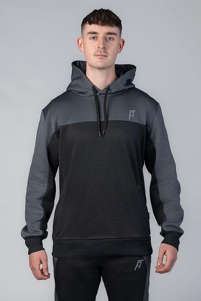 Foster Taylor Foster Taylor Men's Tech Fleece Oh Hoody in Charcoal - 3