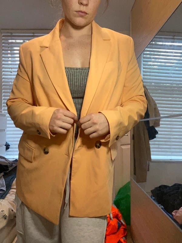 Bershka Orange blazer