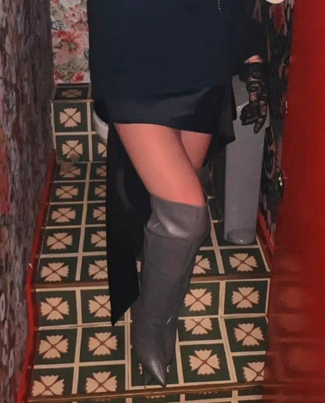 Topshop Asymmetric satin skirt topshop