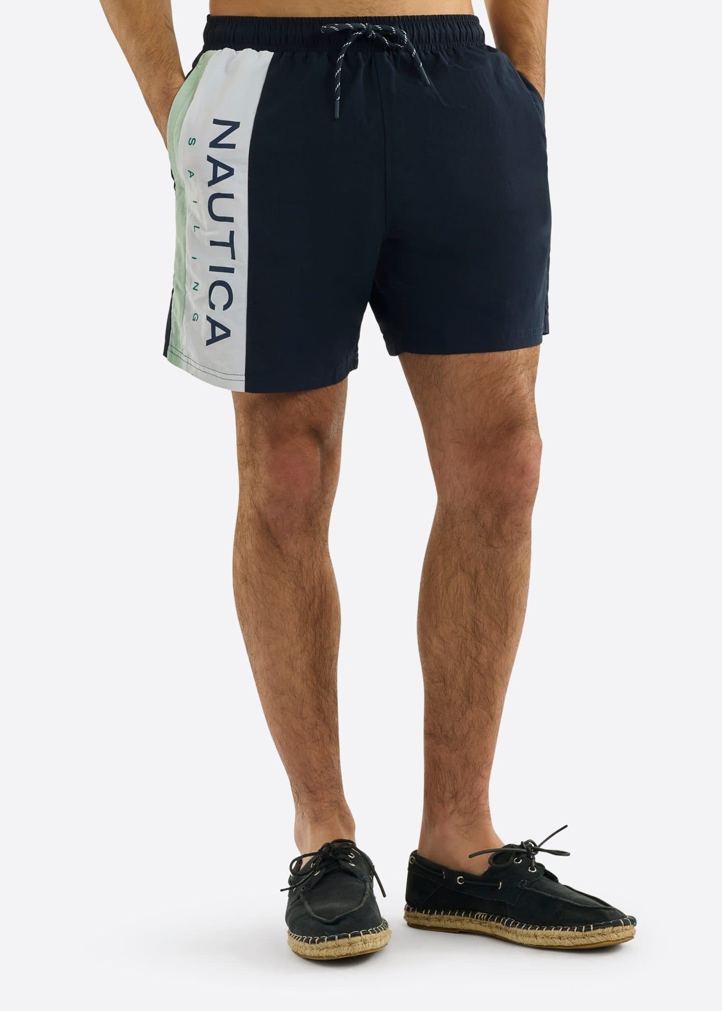 Nautica Nautica Men's Knox 2 6" Swim Shorts in Dark Navy