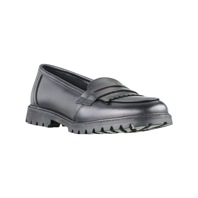 Term Footwear Term Footwear Women's Willow Black Leather Trend Loafer - 2