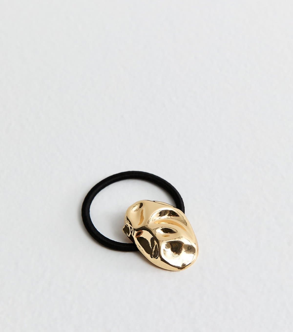 New Look Gold Tone Abstract Oval Hair Tie New Look