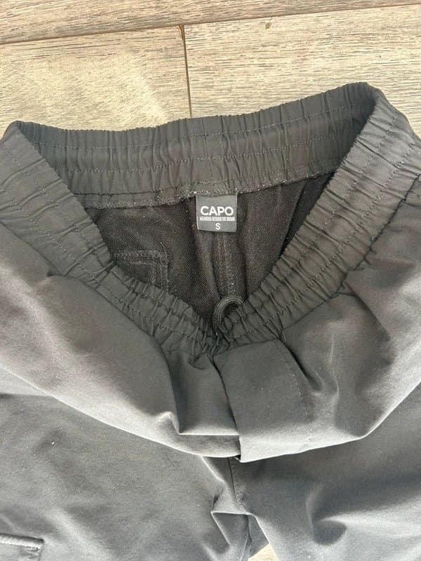 Capo Capo Black Cargo Pants
