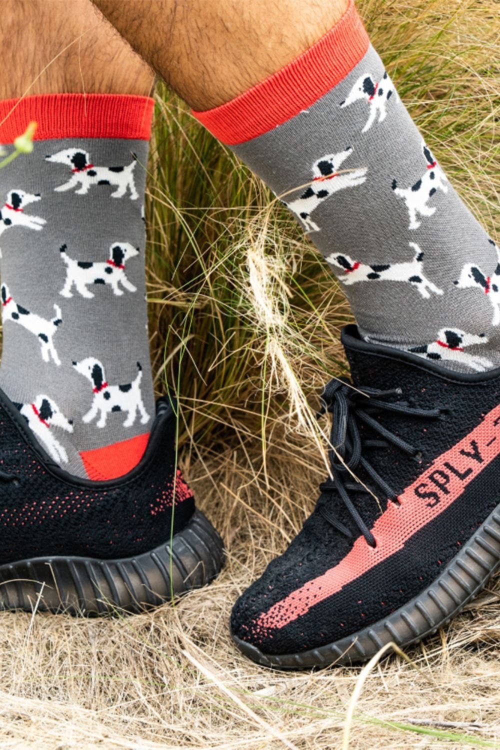 Mr Heron Mr Heron Men's Animal Patterned Soft Breathable Bamboo Novelty Socks in Dark Navy - 4