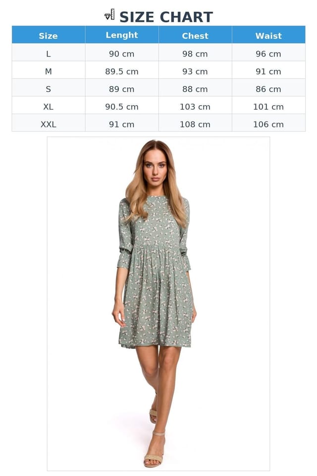 Love Lace Love Lace Women's Classic Summer Dress With Frill Sleeve in Green - 3