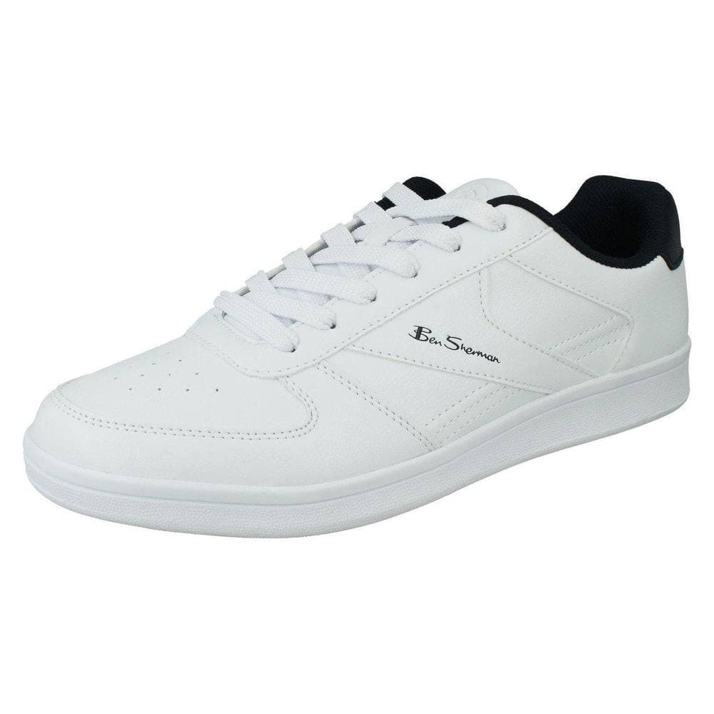 Ben Sherman Ben Sherman Men's Lace Up Trainer - Campus in White