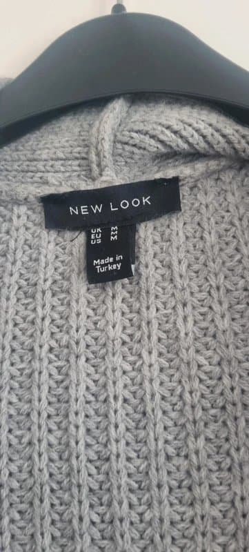 New Look New Look grey Cardigan size M