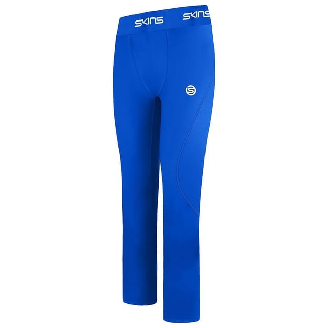 Skins Skins Men's Series-1 Stretch Waist Bright Blue Leggings - 2