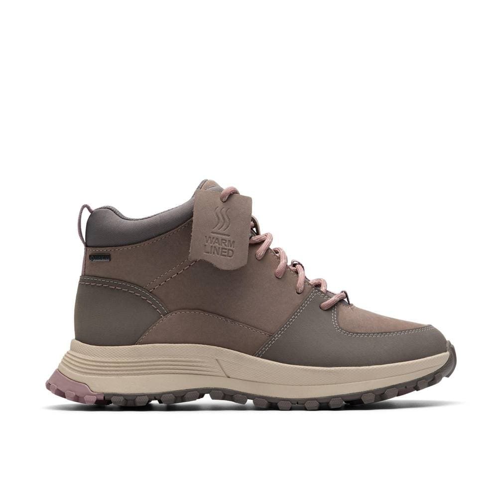 Clarks Clarks Women's ATL Trek Boot GORE-TEX Grey Warmlined Combination Ankle Boots, Walking