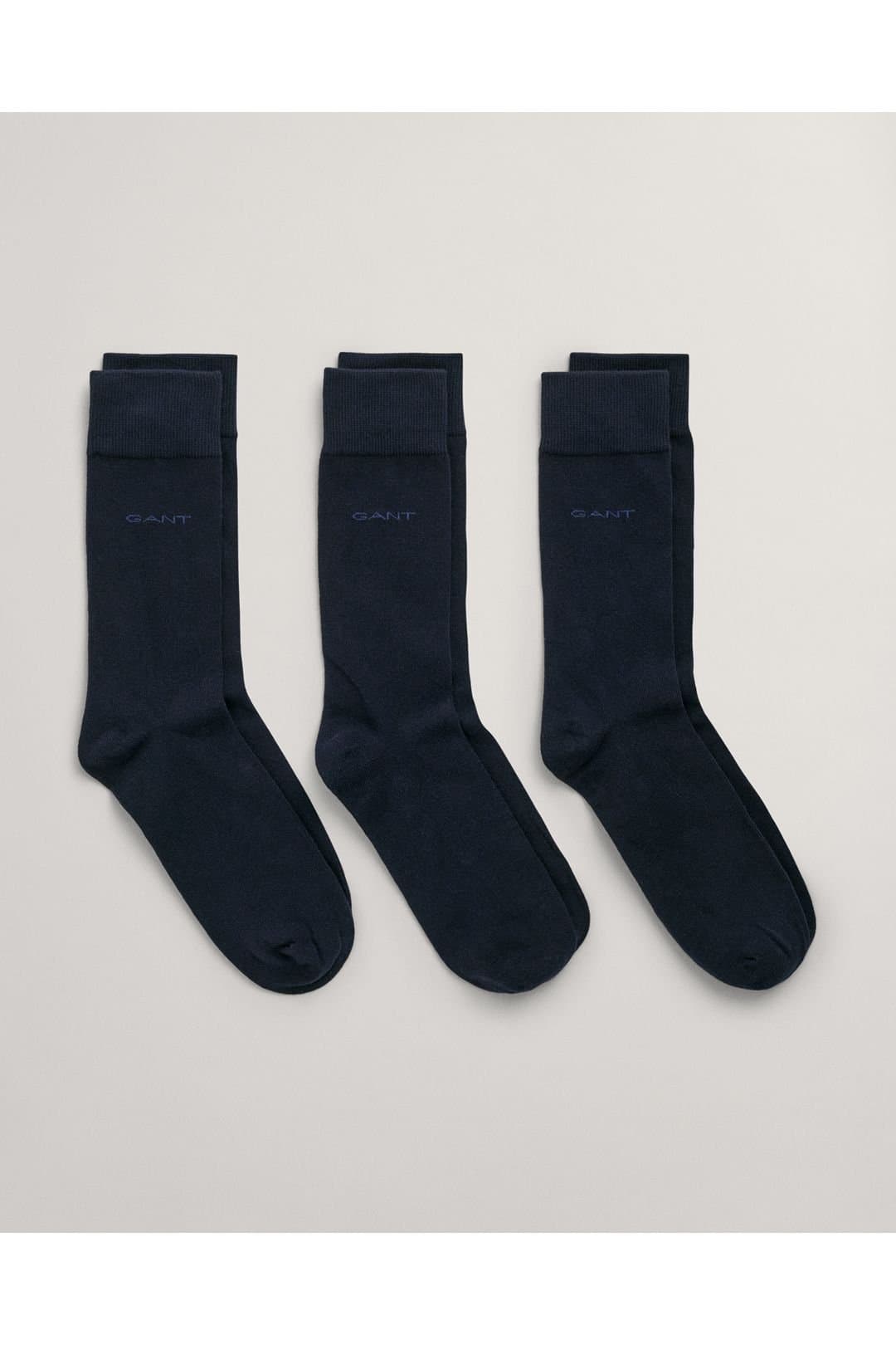 Gant Gant Men's Soft Cotton 3 Pack Sock Blue