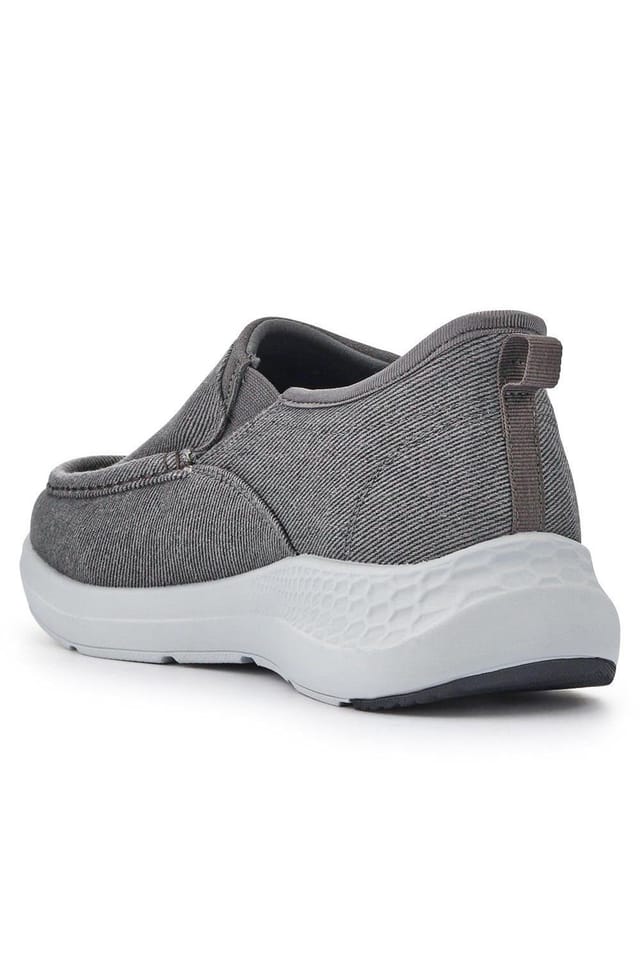 Pavers Pavers Men's Easy Step In Wide Fit Laceless Trainers in Grey - 3