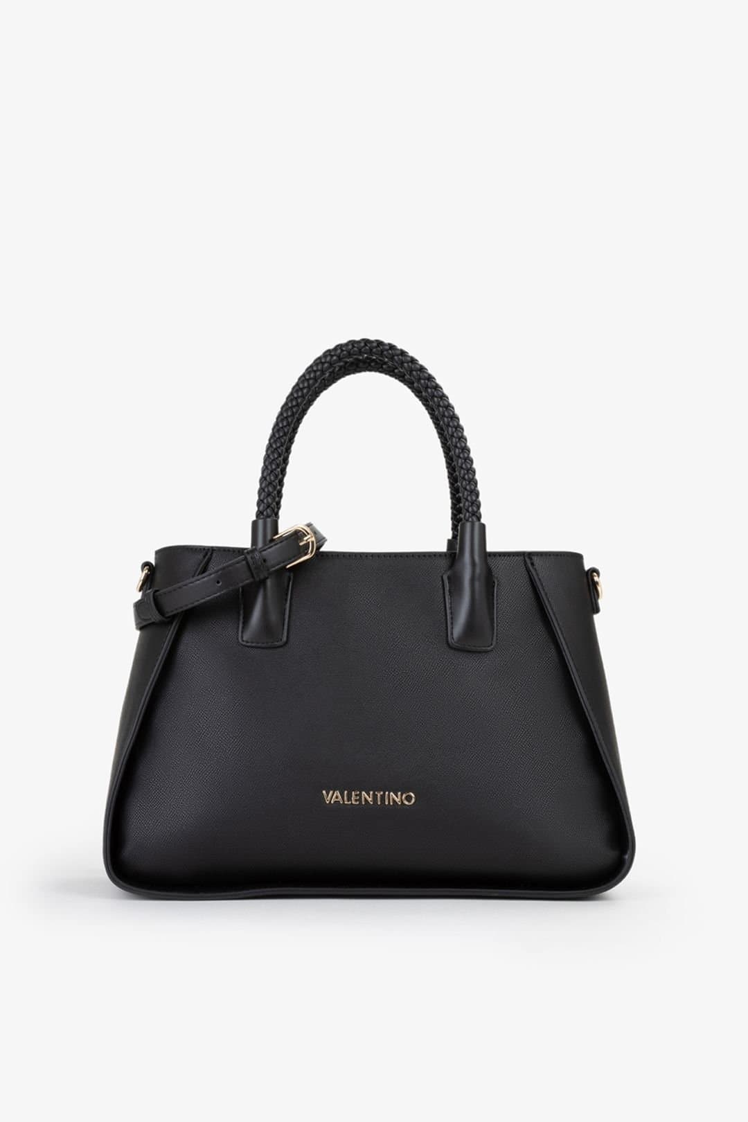 Valentino Valentino Women's Eris Shopper Braided Handle Black