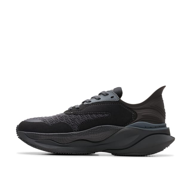Clarks Clarks Women's Pace Black Trainers, Walking - 2