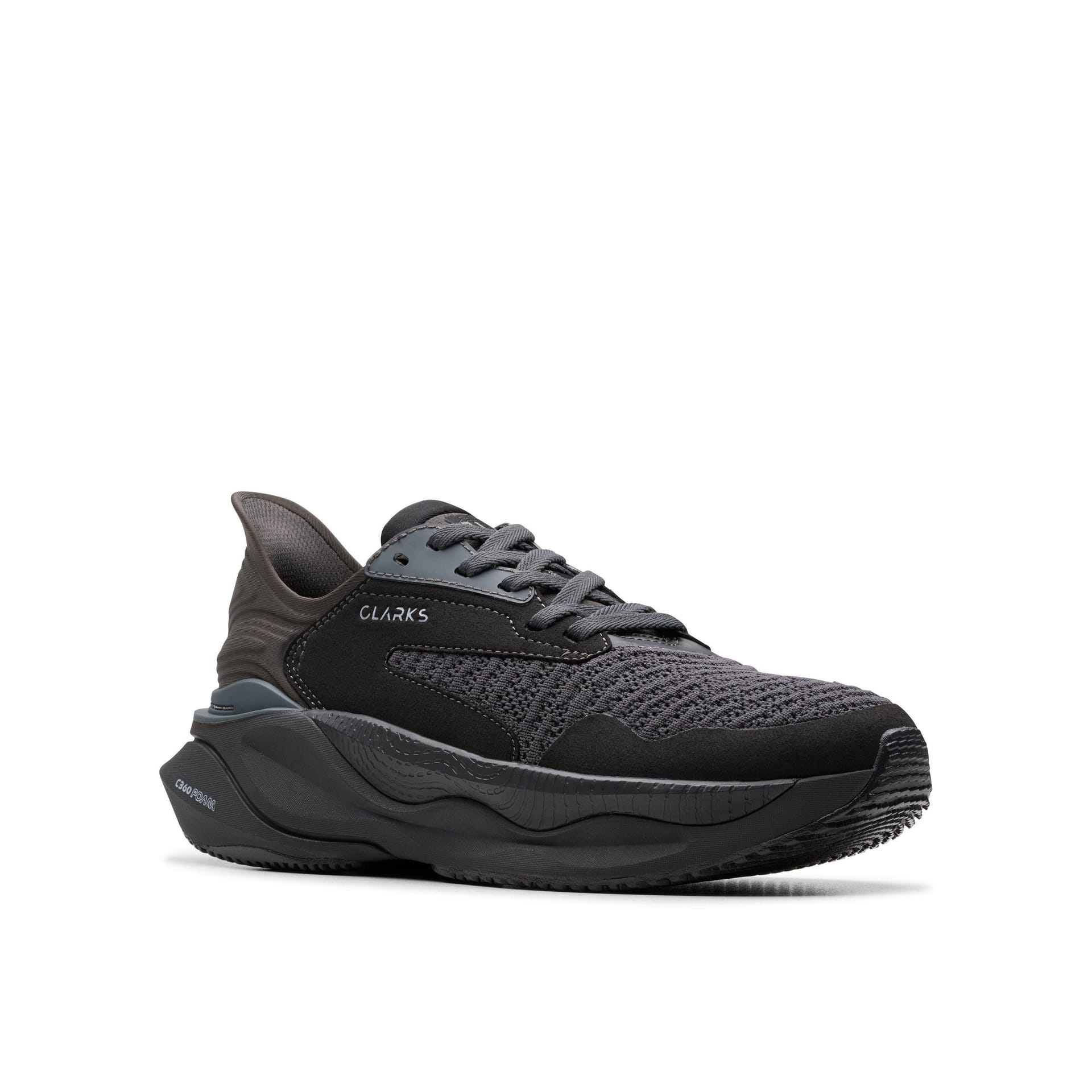 Clarks Clarks Women's Pace Black Trainers, Walking - 4