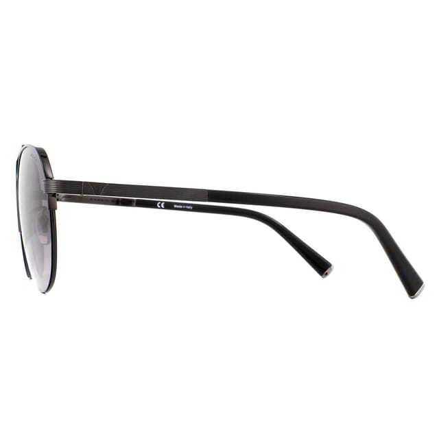 Police Police Men's Aviator Shiny Gunmetal Smoke Gradient Sunglasses in Grey - 3