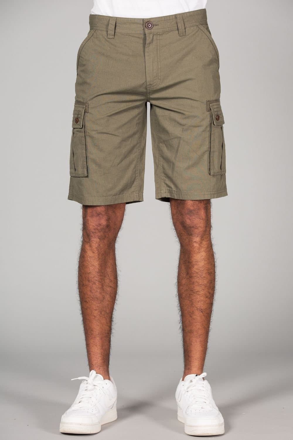Tokyo Laundry Tokyo Laundry Men's Cotton Cargo-Style Short with Pockets in Olive