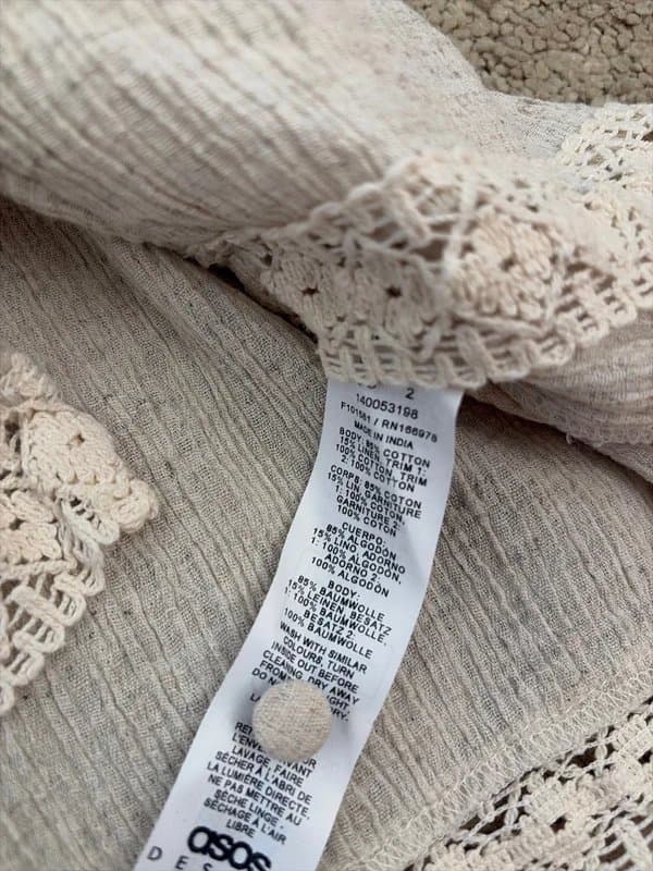 ASOS ASOS beige waistcoat