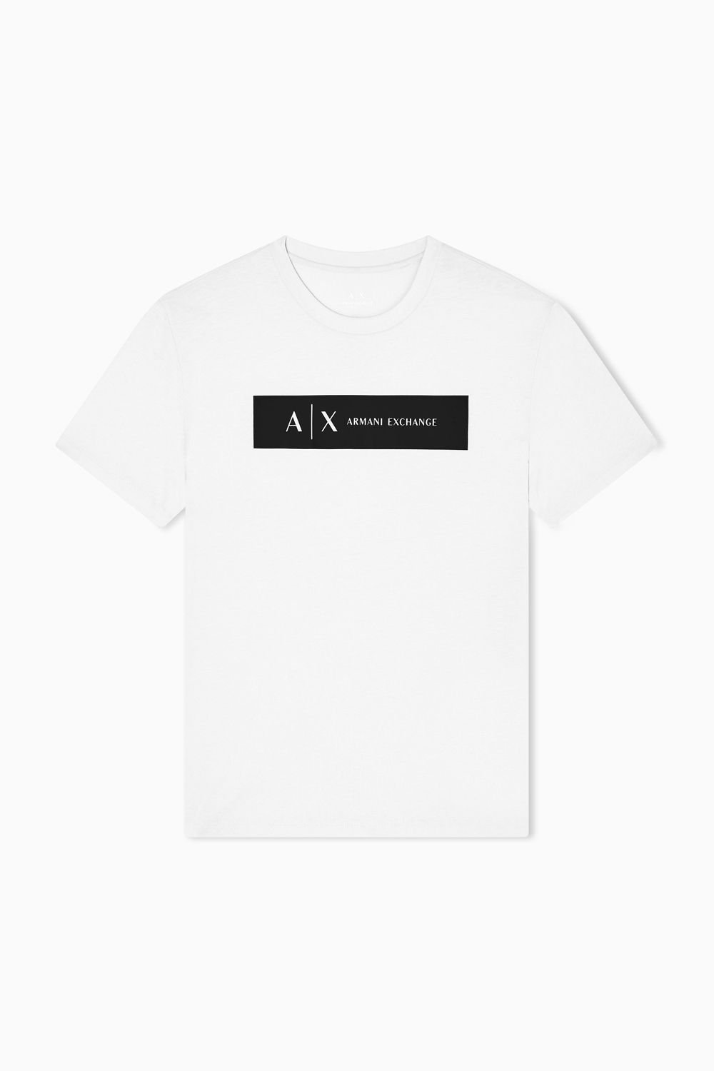 Armani Exchange Armani Exchange Men's Front Box Logo T-Shirt Stone - 3
