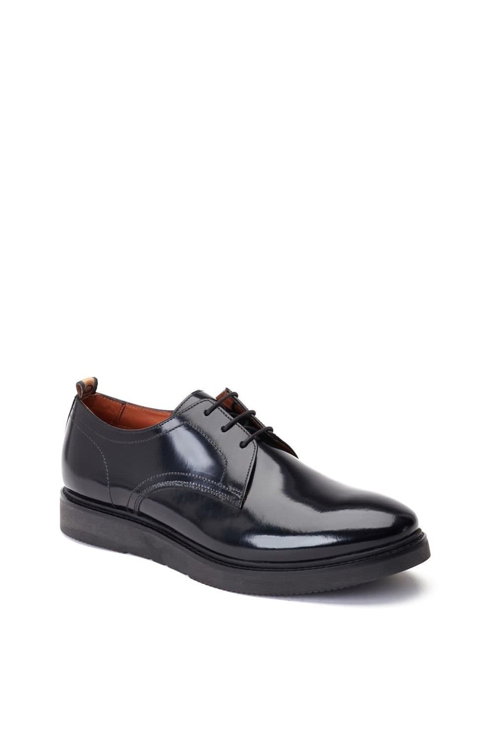 Base London Base London Men's Roly Plain Toe Derby in Black