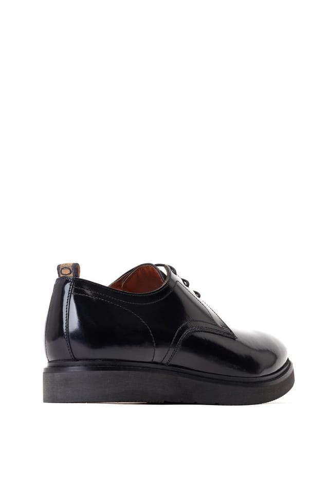 Base London Base London Men's Roly Plain Toe Derby in Black - 2