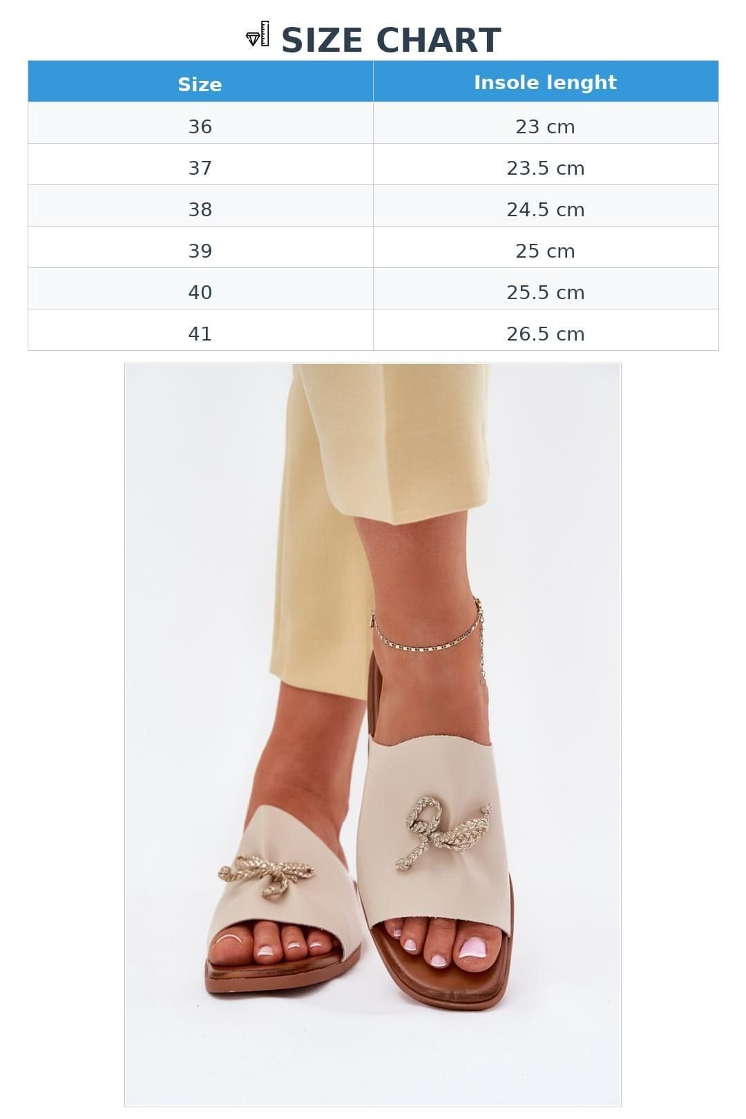 Love Lace Love Lace Women's Flat Heel Sandals with Decorative Lacing Comfort in Beige - 4