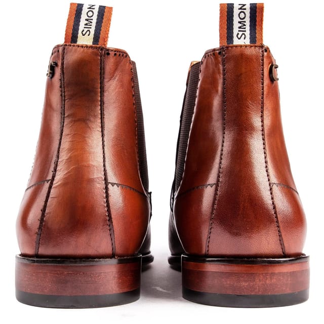 Simon Carter SIMON CARTER Men's Terrier Chelsea Boots in Tan - 3