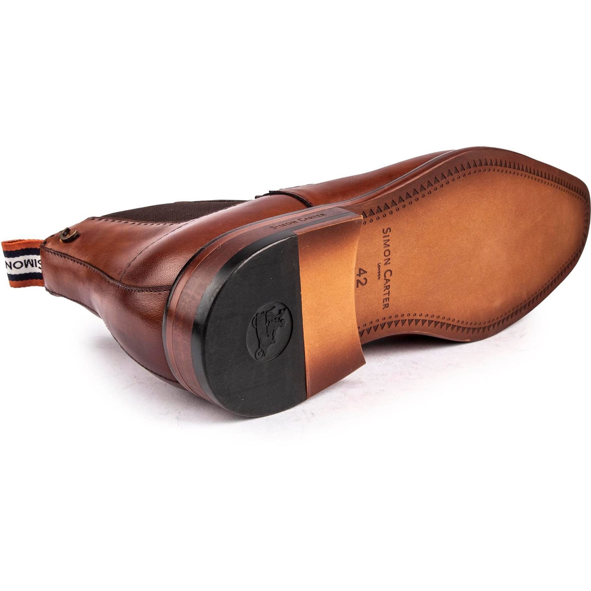 Simon Carter SIMON CARTER Men's Terrier Chelsea Boots in Tan - 4
