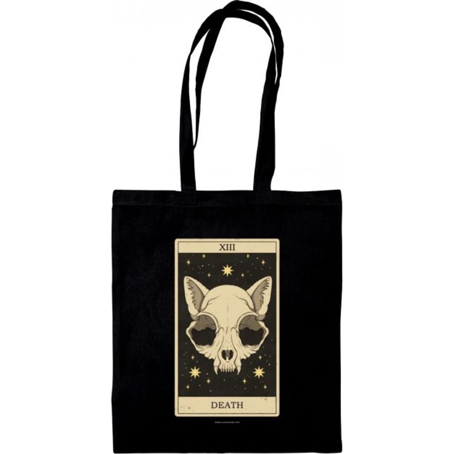Thiago Correa Thiago Correa Men's Death Tarot Tote Bag in Black