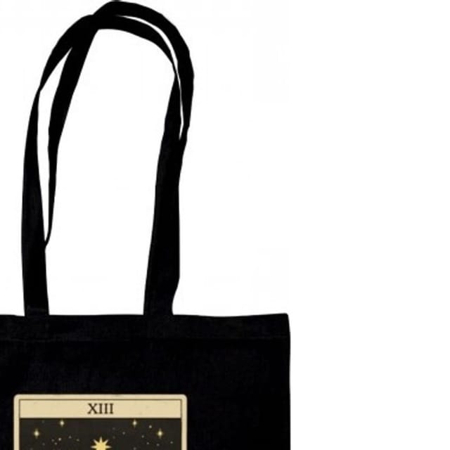 Thiago Correa Thiago Correa Men's Death Tarot Tote Bag in Black - 2