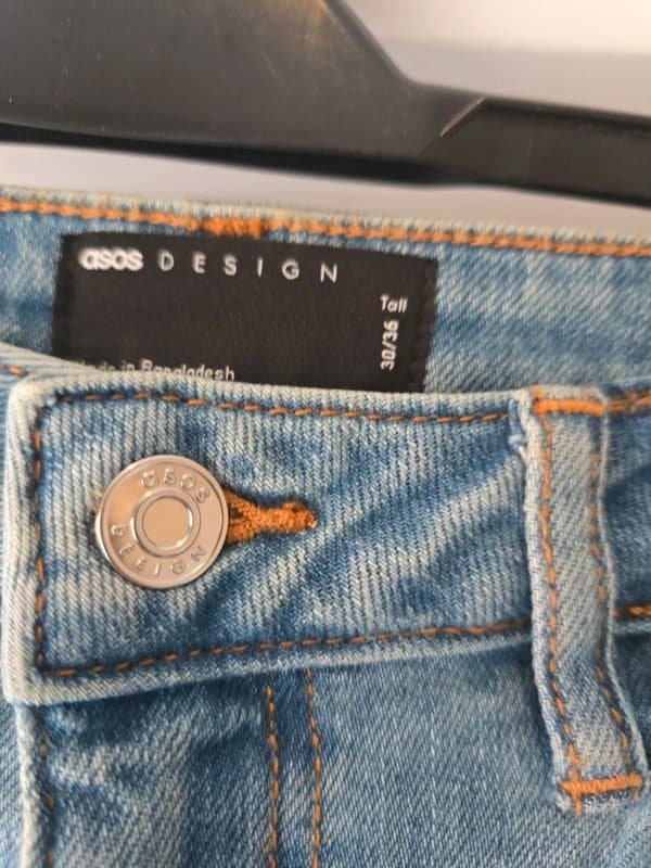 ASOS Design Brand new asos jeans size 12 tall