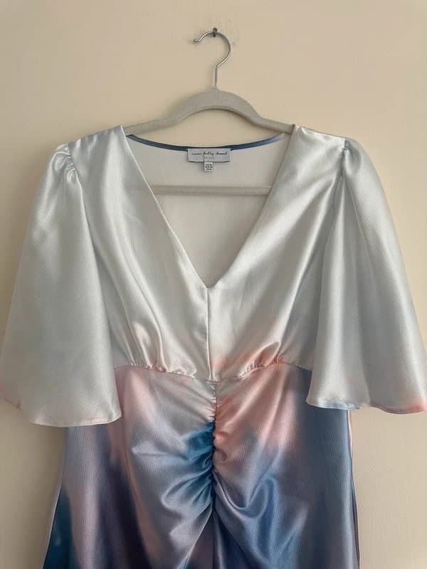 Never Fully Dressed Never fully dressed ombré satin midi dress size 18