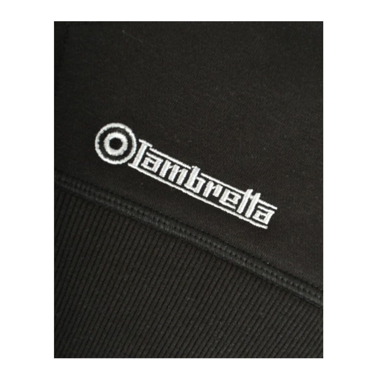Lambretta Lambretta Men's Target Checked Hoodie in Black - 4