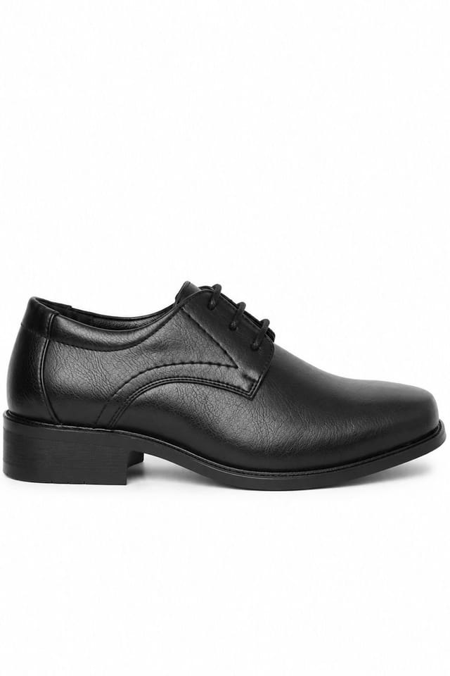 Spot On Spot On Men's Lace Up Formal Office Shoes in Jet Black - 2