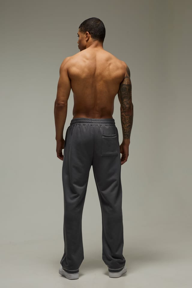 Training Dept. Training Dept. Men's Training Dept Straight Leg Contrast Stitch Joggers in Charcoal - 2