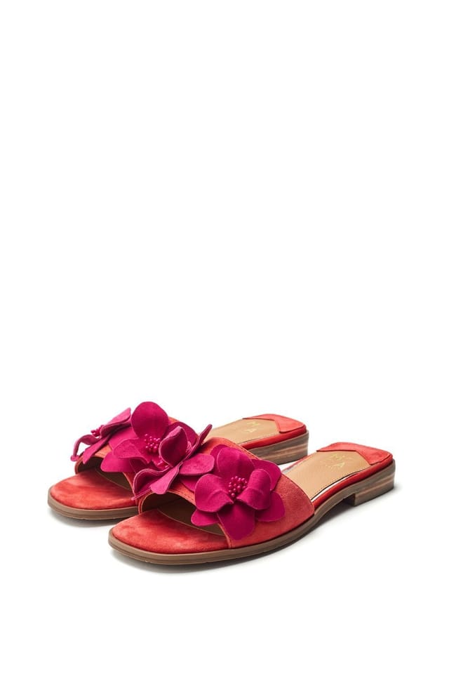 Moda In Pelle Moda In Pelle Women's 'Laleh' Suede Sandals in Red - 2
