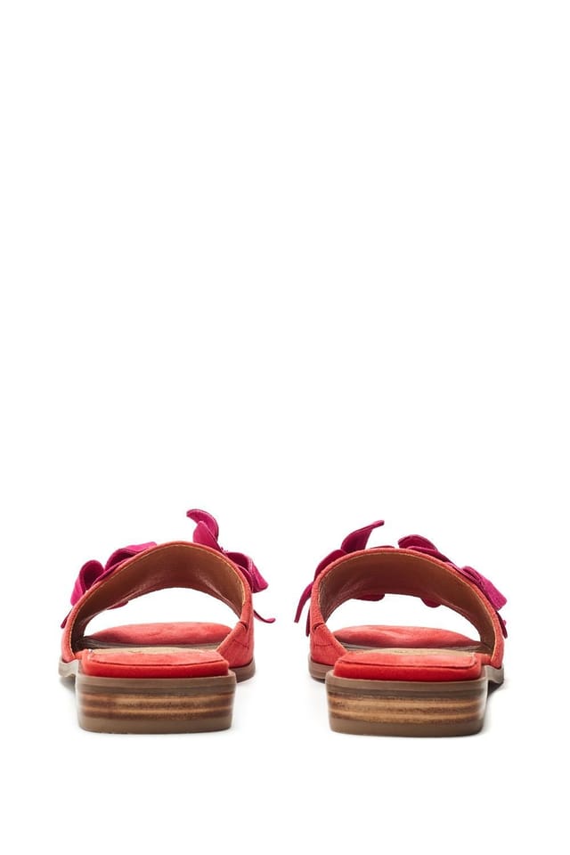 Moda In Pelle Moda In Pelle Women's 'Laleh' Suede Sandals in Red - 3