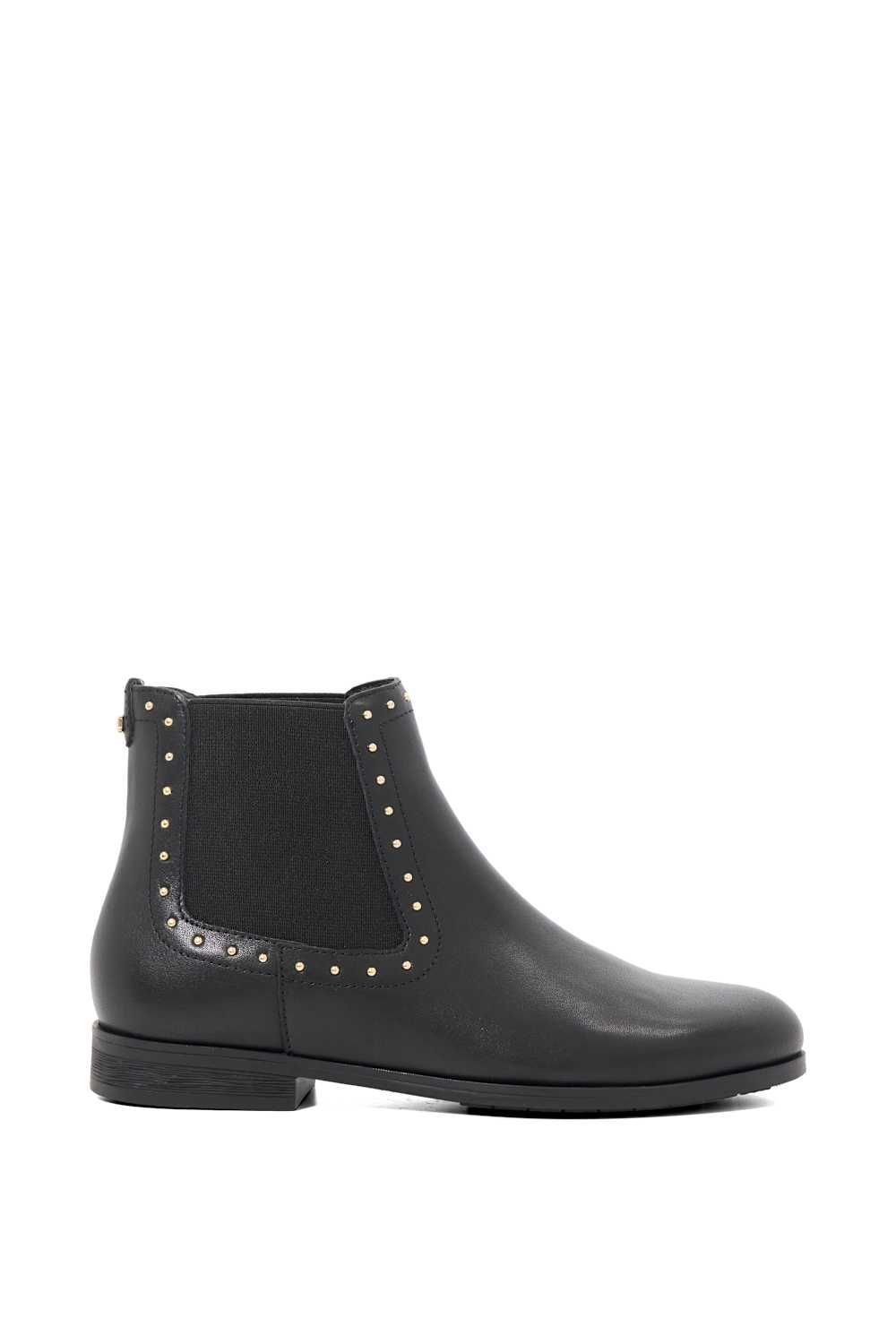 Dune London Dune London Women's 'Pudded' Leather Ankle Boots in Black - 2