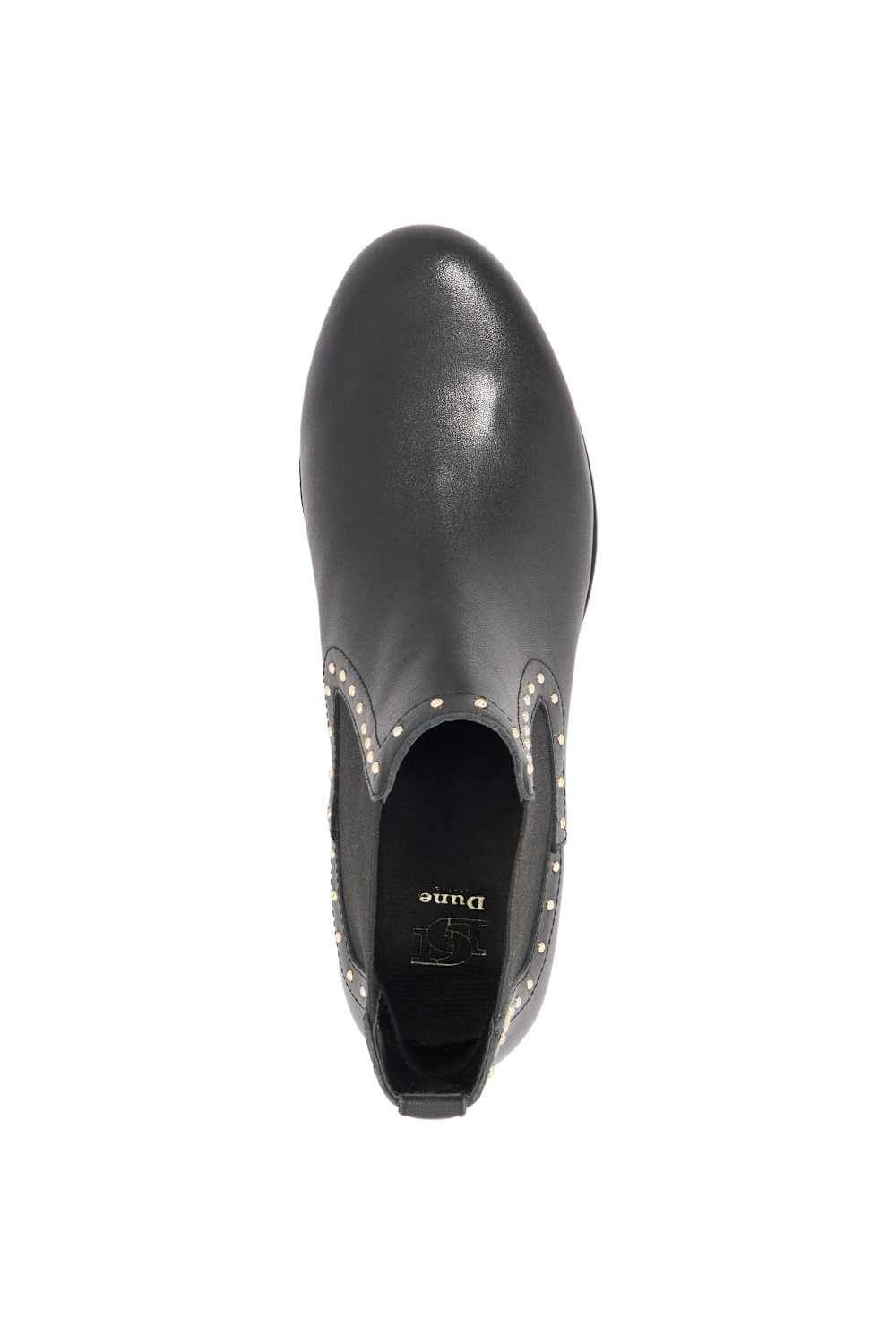 Dune London Dune London Women's 'Pudded' Leather Ankle Boots in Black - 4