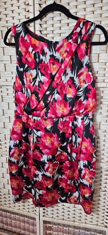 F&F F&F pretty pink floral summer dress size 14