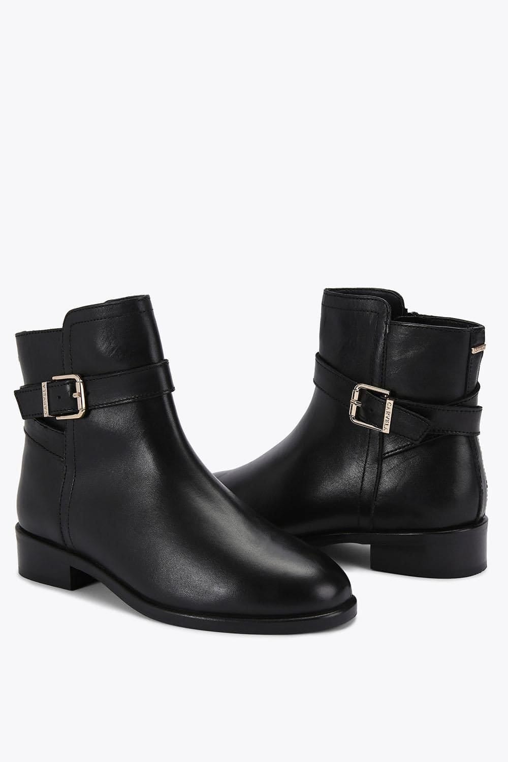 Carvela Carvela Women's 'Pienza Ankle Boot' Leather Boots in Black - 4