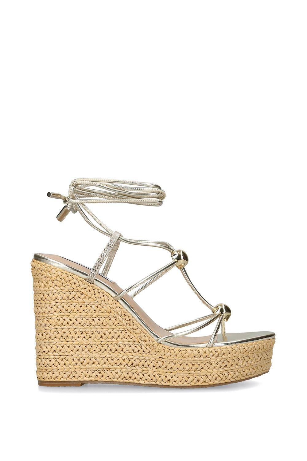 Steve Madden STEVE MADDEN Women's 'Tulym Gold' Sandals in Gold - 3