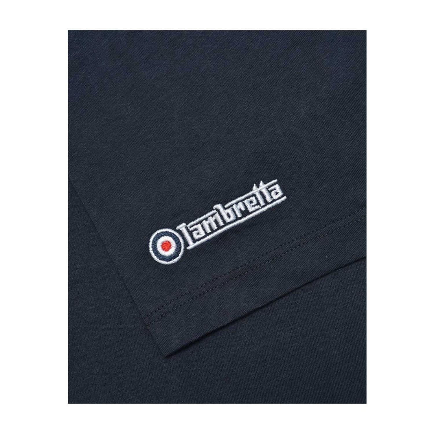 Lambretta Lambretta Men's Scooter Blur T-Shirt in Navy - 4