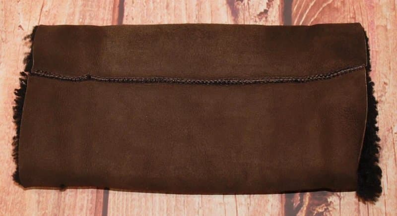 Sheepskin Sheepskin Fur Hand Warmer Chestnut Brown One Size 12" x 7"