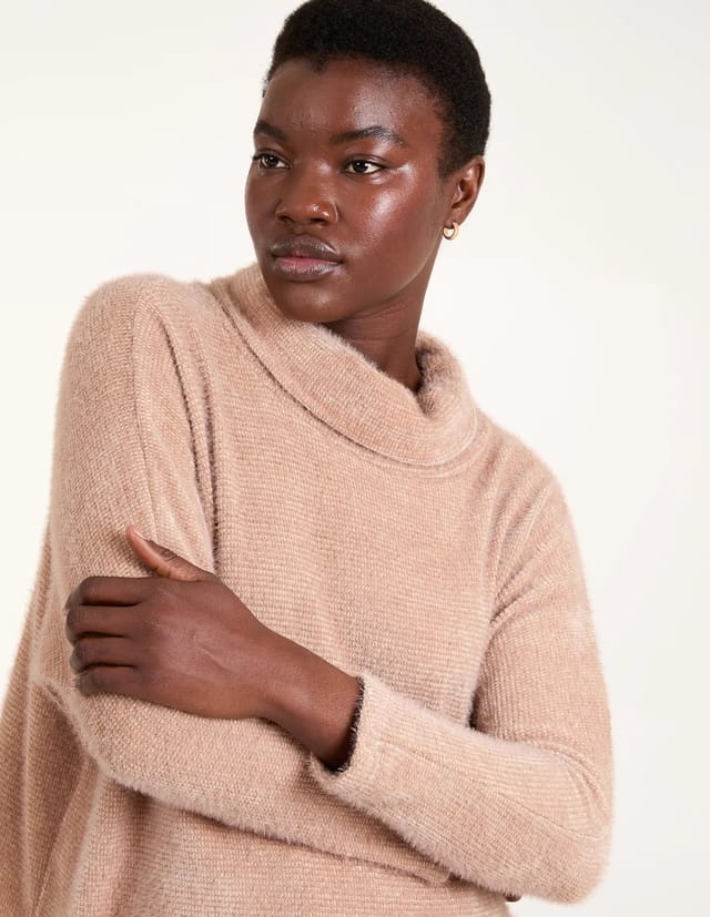 Blue Vanilla High Neck Jumper - 3