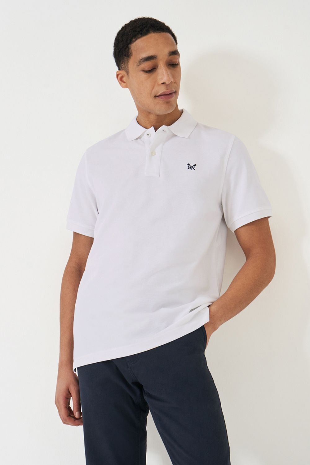 Crew Clothing Crew Clothing Men's Classic Pique Polo White - 2