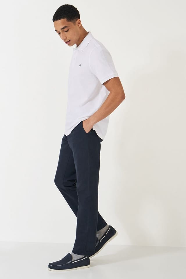 Crew Clothing Crew Clothing Men's Classic Pique Polo White - 2