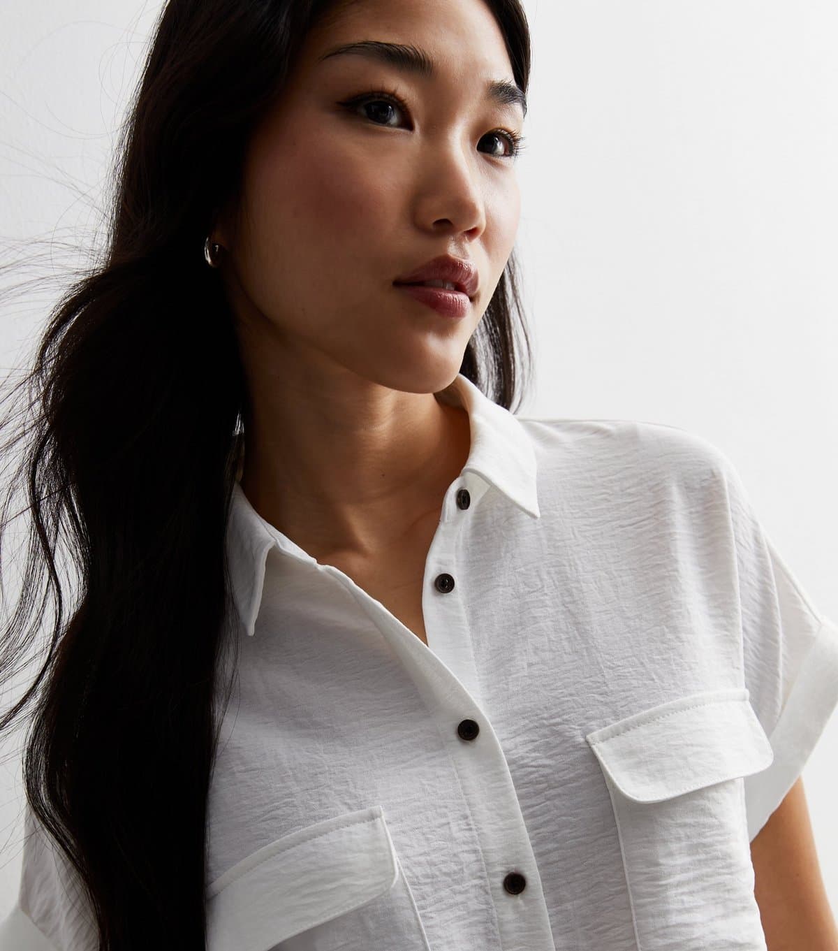 New Look New Look Off White Short Sleeve Shirt