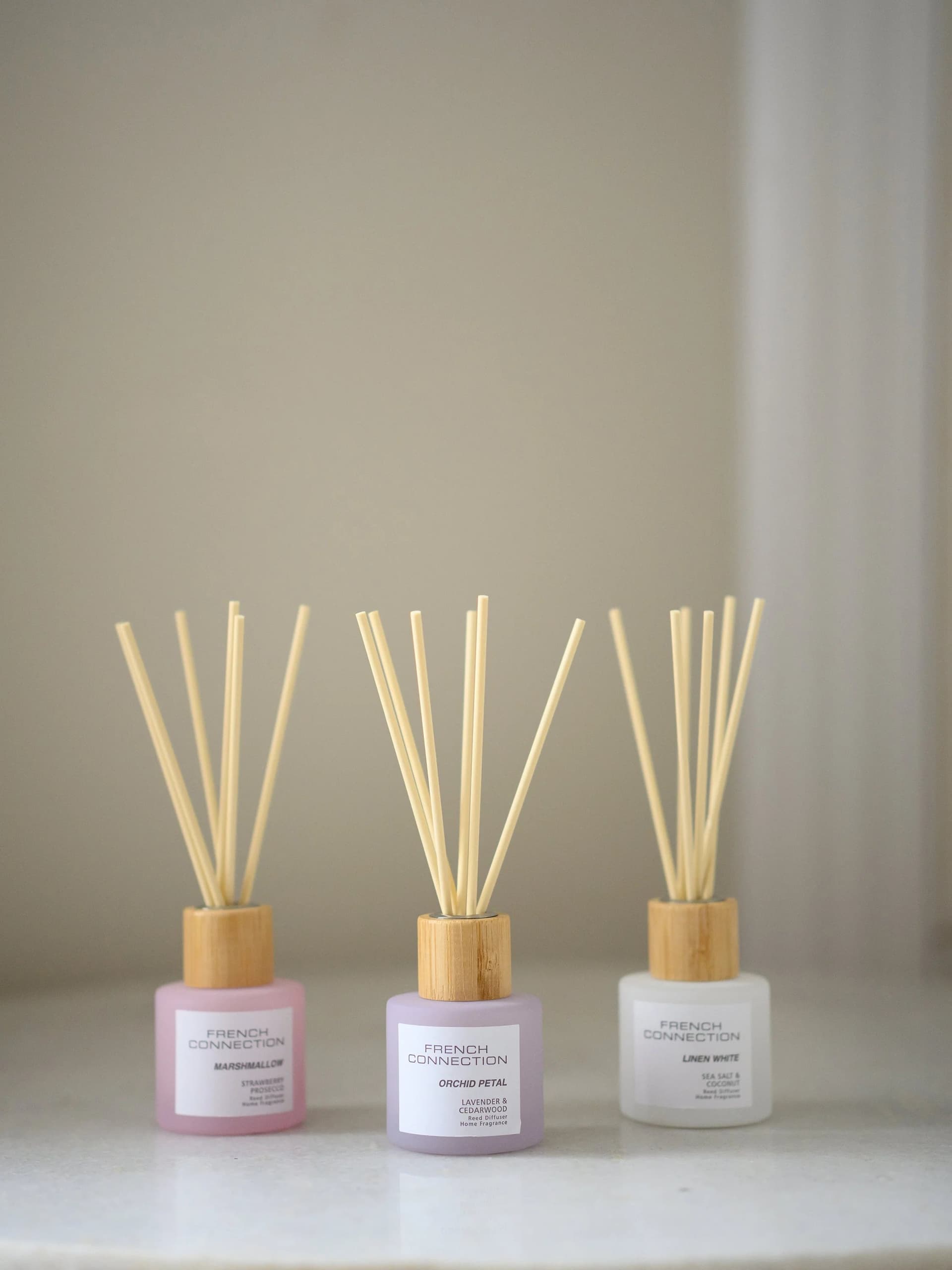 French Connection Serenity Diffuser (Set Of 3) Natural