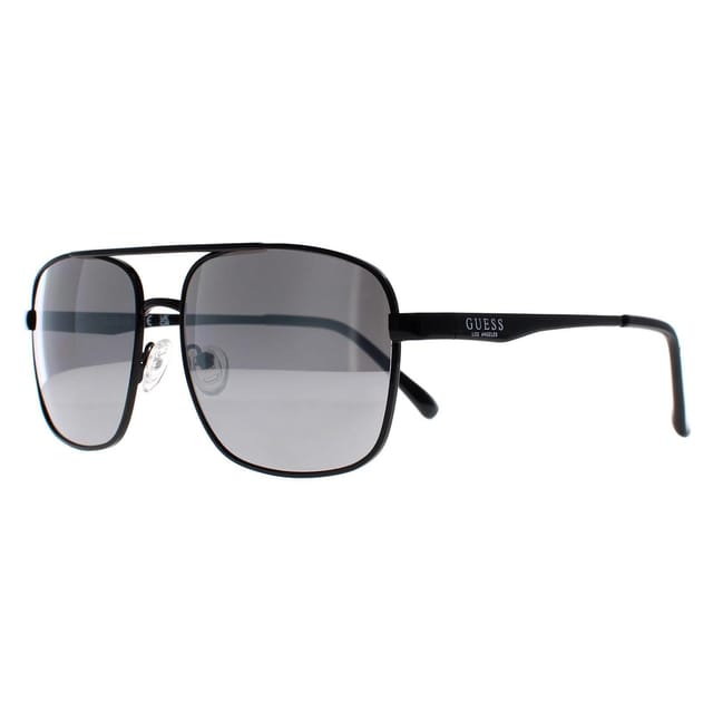 GUESS Guess Men's Aviator Black Silver Mirrored GF0211 - 2